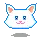 white kitty (plain) yumeusa