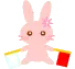 pink bunny