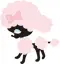 cute pink dog
