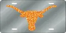 Texas Longhorns plate
