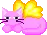 Pink Cat Butterfly