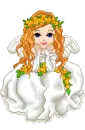 angel sitting