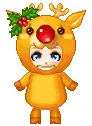 baby in deer costume