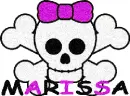 Marissa Purple Skull