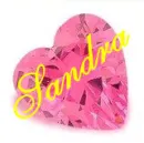 pink heart with name