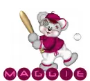Maggie baseball bear