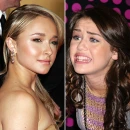 Miley Cyrus and Hayden Panettiere