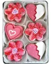 Pink cookies