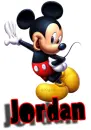 mickey mouse jordan