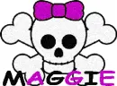 Maggie Purple Skull