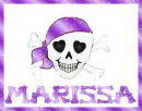 Marissa Skull Purple