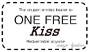 one kiss?
