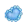 MINI BLUE HEART