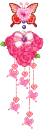 BUTTERFLY WITH ROSES