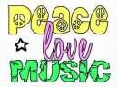 peace love music