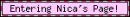 Entering Nica's Page