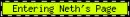 Entering Neth's Page