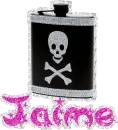 Jaime - Skull Flask
