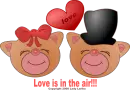 teddy bears in love