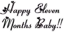 Happy 11 Months Baby!!