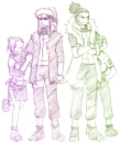 ino,shikamaru and thier dads