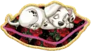 Dalmation Sleeping on Pillow