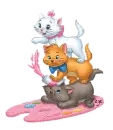 Aristocats PaintPallet Glittered