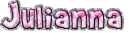 Glitter Name- Julianna