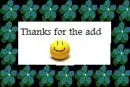 Thanks- Add