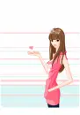cute - girl in love