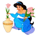 Jasmine with Tulips
