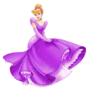Cinderella Dancing Rainbow SparkleGlitter