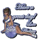 Have a great day, love Andrea