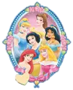 Princesses Floral Frame GlitterSparkle