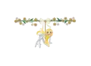Doll Dangler Yellow