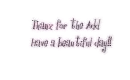 Thanx 4 the add