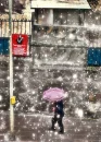 glowing rain