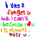 I Try 2 Forget U