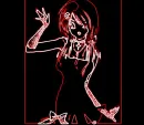 goth girl-neon