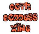 goth goddess Xine