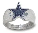 dallas cowboys blue star ring james