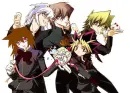 Yugi,Sapphirea,Joey and Yugi's friends