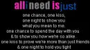 all i need is you