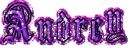 Glitter Text -Audrey