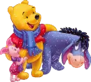 Pooh Eeyore and Piglet