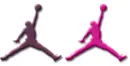 PiNK AND PURPlE JORDANS