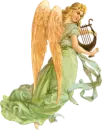 angel in green