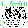 I'll Admit It