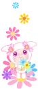 bunny on flower