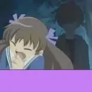 Hitting Kyo with bag
